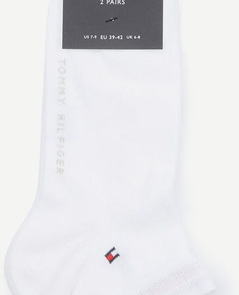 Sneakersok (2-pack) wit