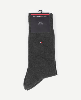 Classic (2-pack) sokken antraciet