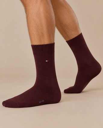 Classic (2-pack) sokken donkerblauw bordeaux