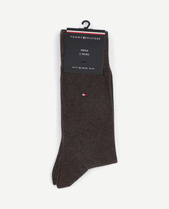 (2-pack) sokken bruin