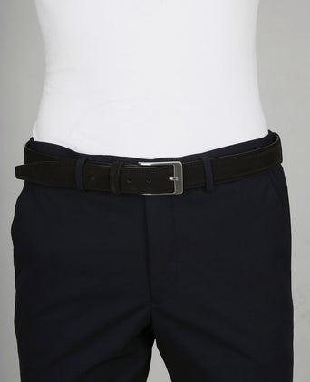 Profuomo riem suede donkerbruin