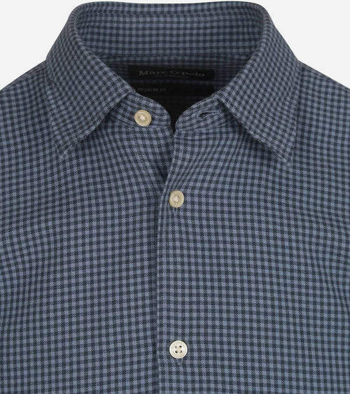 Overhemd ruiten blauw