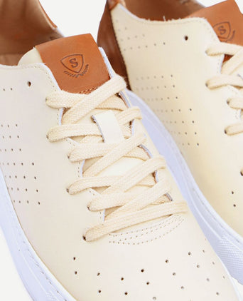 Grain sneaker beige