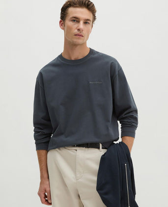 Heavy longsleeve t-shirt peppercorn grey