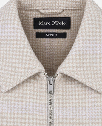 Overshirt woven medium beige
