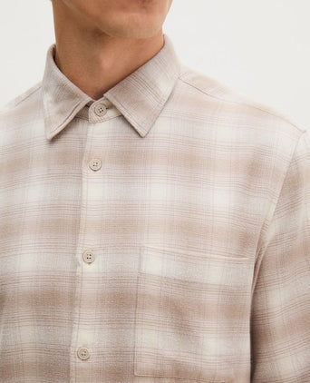 Shirt check beige