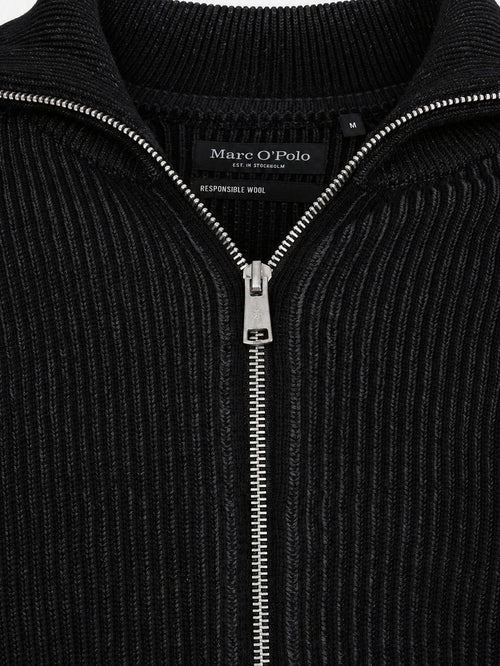 Cardigan zip zwart
