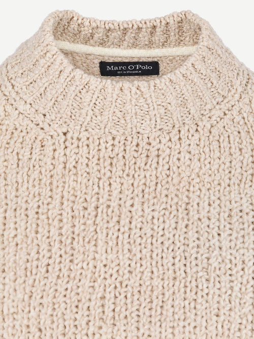 Pullover melange medium beige