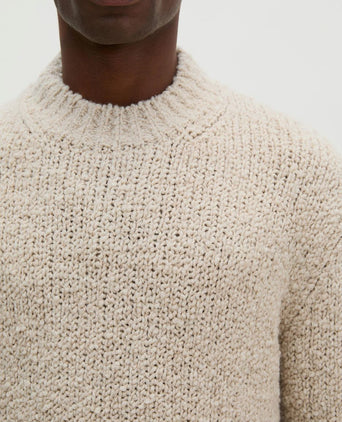 Pullover melange medium beige