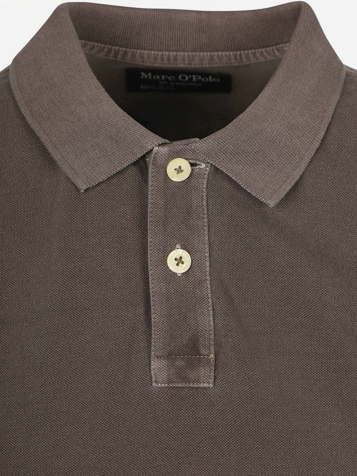 Poloshirt piqué nickle bruin