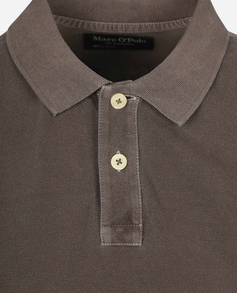 Poloshirt piqué nickle bruin
