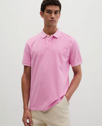Poloshirt piqué mellow roze