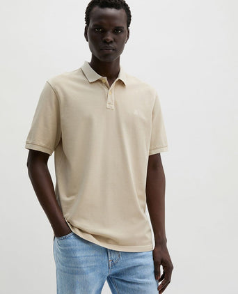 Poloshirt piqué oat beige