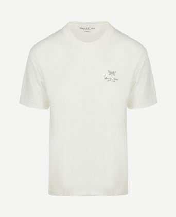 T-shirt backprint wit