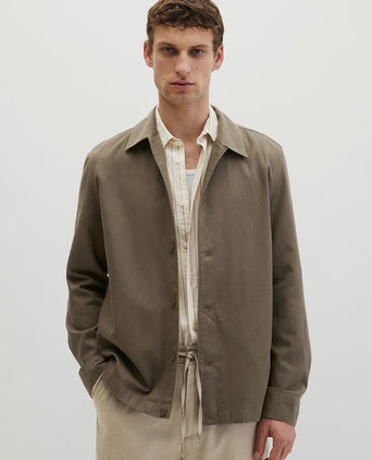 Overshirt bruin