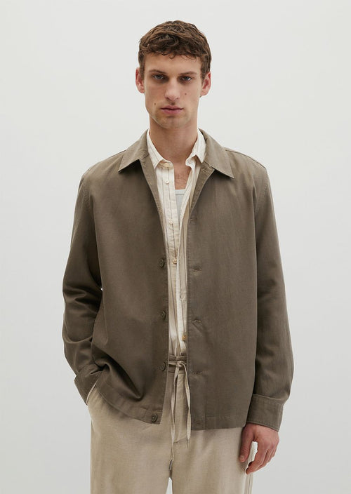Overshirt bruin