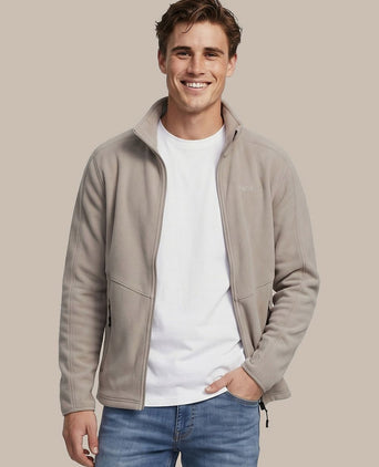 Fleece jack miracle taupe