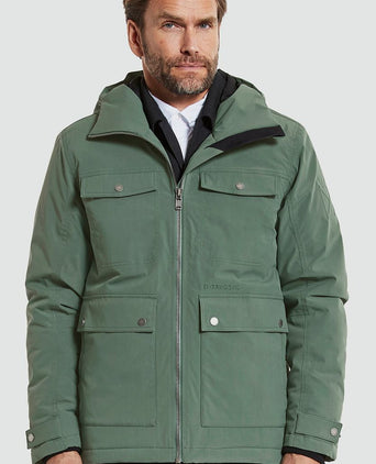 Parka hilding donkergroen