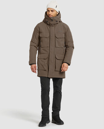 Didriksons parka drew taupe | Regular-fit
