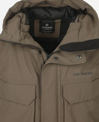 Didriksons parka drew taupe | Regular-fit