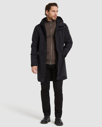 Didriksons parka kenny zwart | Regular-fit
