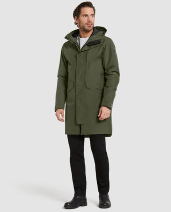 Didriksons parka kenny groen | Regular-fit