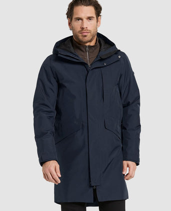 Didriksons parka kenny donkerblauw | Regular-fit