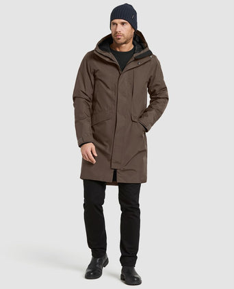 Didriksons parka kenny bruin | Regular-fit
