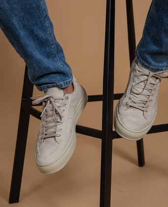 Nubuck skave sneaker beige