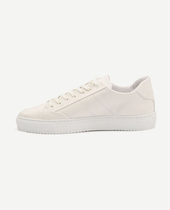 Nubuck skave sneaker wit