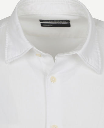 Marc o'polo overhemd wit | Regular-fit