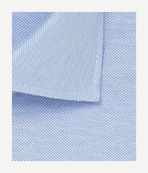 Profuomo overhemd knitted blauw