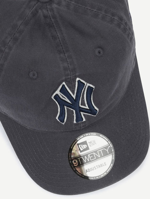 New era ny yankees cap washed grijs