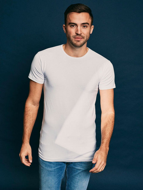 Ottawa t-shirt stretch wit (3-pack)