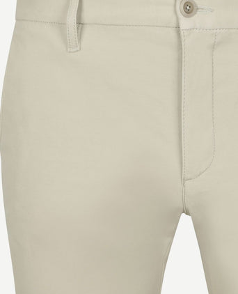 Alberto rob stretch chino off white | Slim-fit