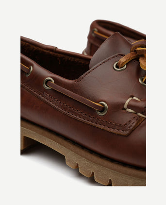 Bootschoenen ranger waxy bruin