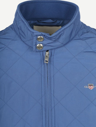 Jas gewatteerd vintage blauw Jas gewatteerd vintage blauw