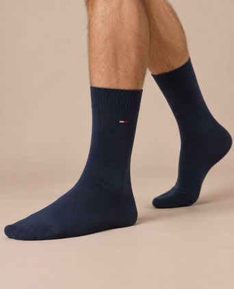 (2-pack) sokken birdseye blauw 001