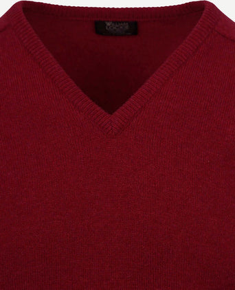 V lamswol bordeaux