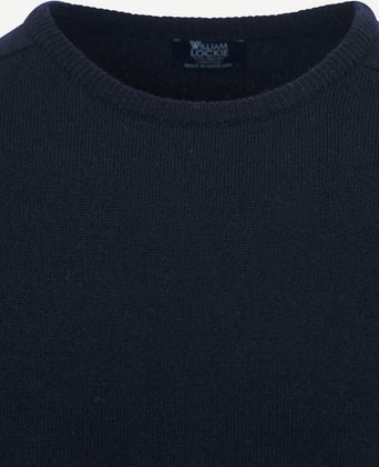 Lamswol donkerblauw