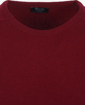 Pullover lamswol bordeaux