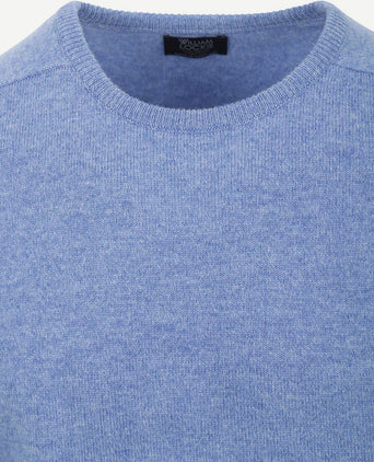 William Lockie pullover o-neck lambswool glacier | Regular-fit