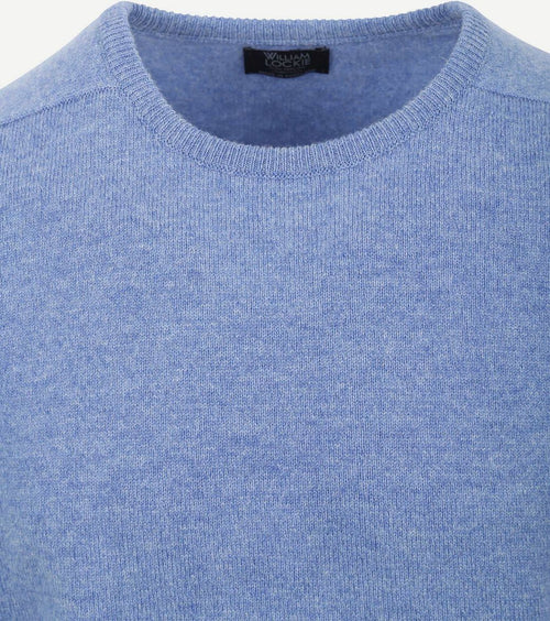 William Lockie pullover o-neck lambswool glacier | Regular-fit