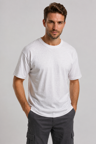 Venice t-shirt heavy jersey wit Venice t-shirt heavy jersey wit