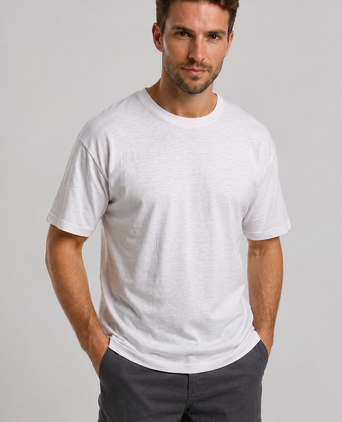 Venice t-shirt heavy jersey wit