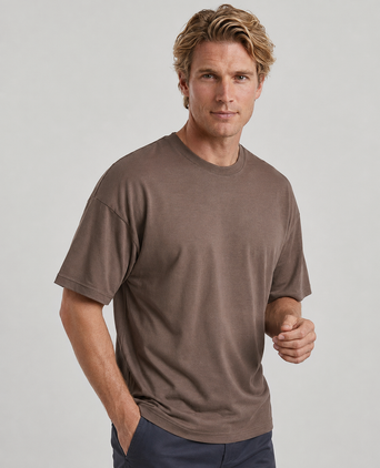 Venice t-shirt heavy jersey taupe