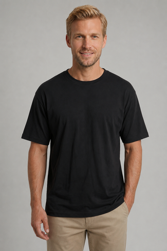 Venice t-shirt heavy jersey zwart Venice t-shirt heavy jersey zwart