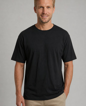Venice t-shirt heavy jersey zwart