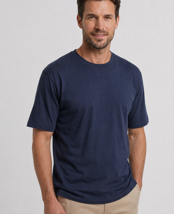 Venice t-shirt heavy jersey donkerblauw