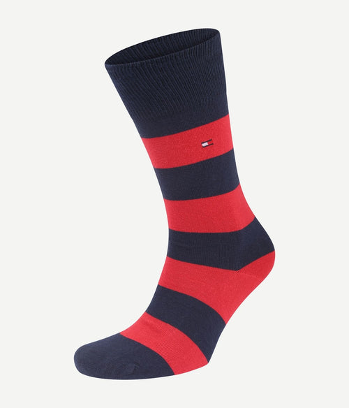 Tommy Hilfiger sokken 2 paar rugby rood